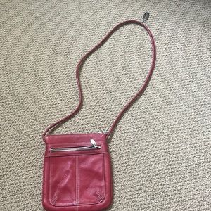 Vintage red crossbody bag, only been used a few times.